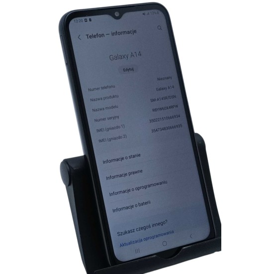 Smartfon Samsung Galaxy A14 6,6" SM-A145R 4GB / 64GB Czarny 60Hz 5000mAh