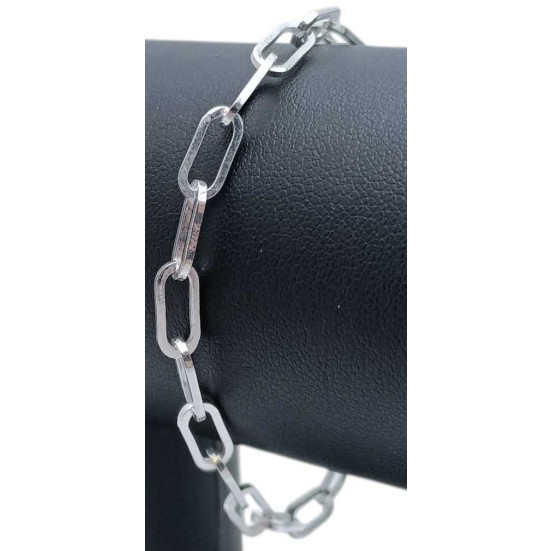 Srebrna Bransoletka Bronx Ankier 5,58G P925 18CM 5MM