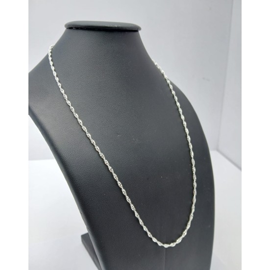 Delikatny Srebrny Łańcuszek 3,63g P925 50cm