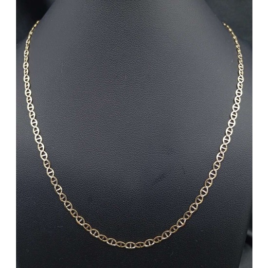 Złoty Łańcuszek Gucci Z Białym Złotem 4,39g P585 46,5CM