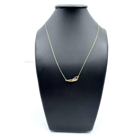 Piękny Srebrny Łańcuszek z zawieszką 1,90g p925 42cm